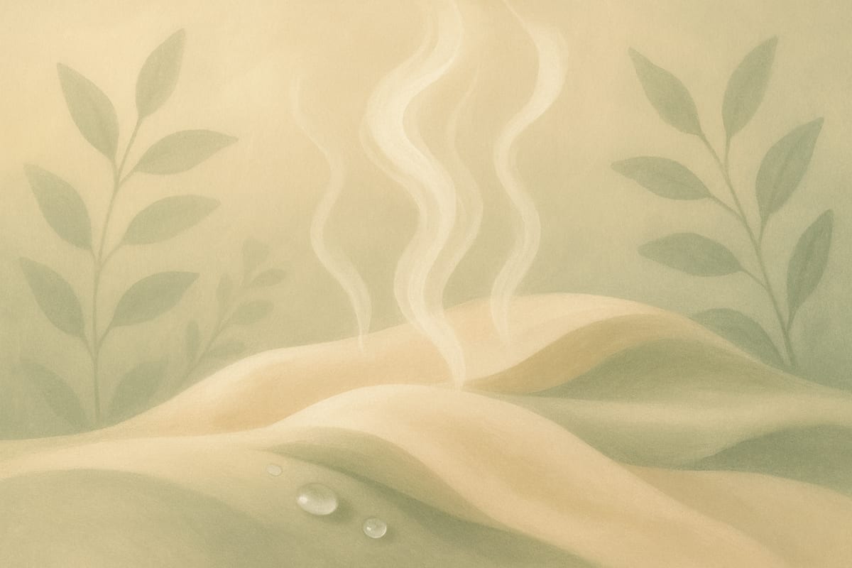 Bath & Body — generic beauty editorial illustration