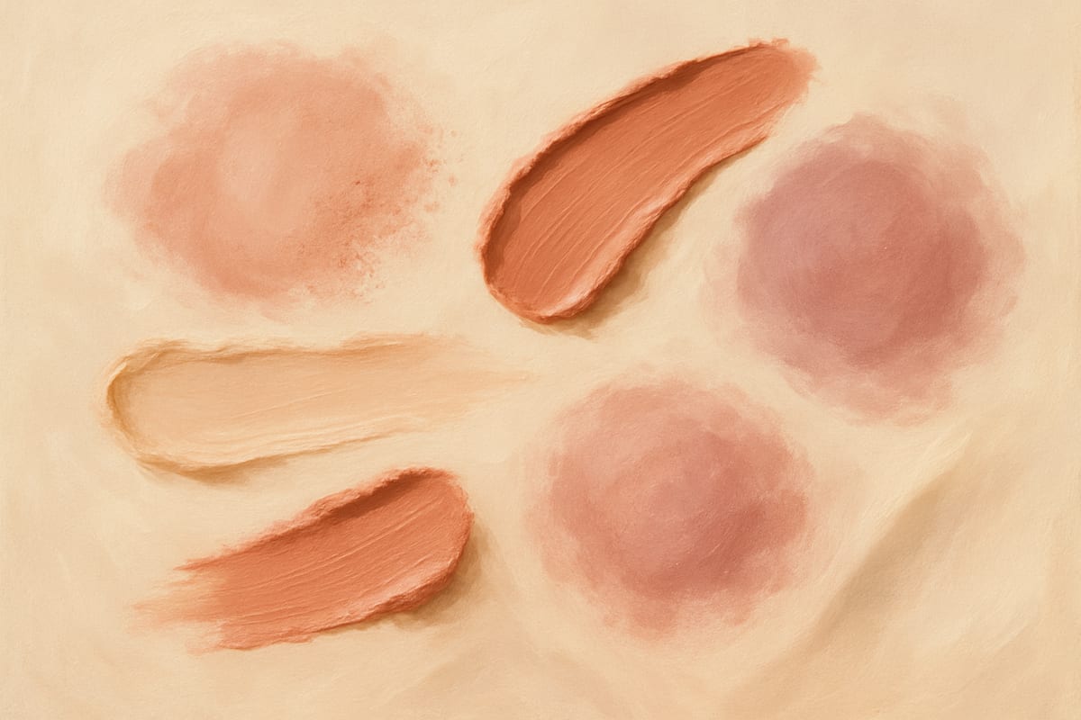 Makeup — generic beauty editorial illustration